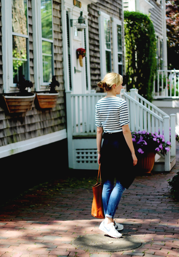 Nantucket, Stripes, Travel, Vacation, Nike, Madewell, J.Crew, Saint James, Transport Tote