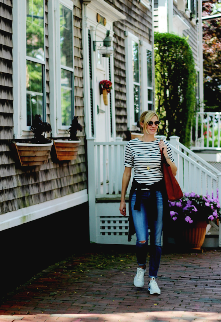 Travel, Nantucket, Madewell, Transport Tote, J.Crew, Nike, Prada, Saint James, Stripes