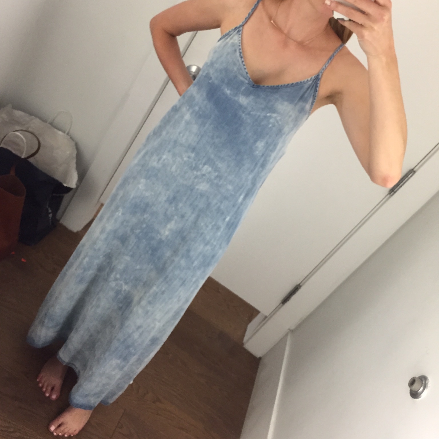 Gap Denim Maxi Dress