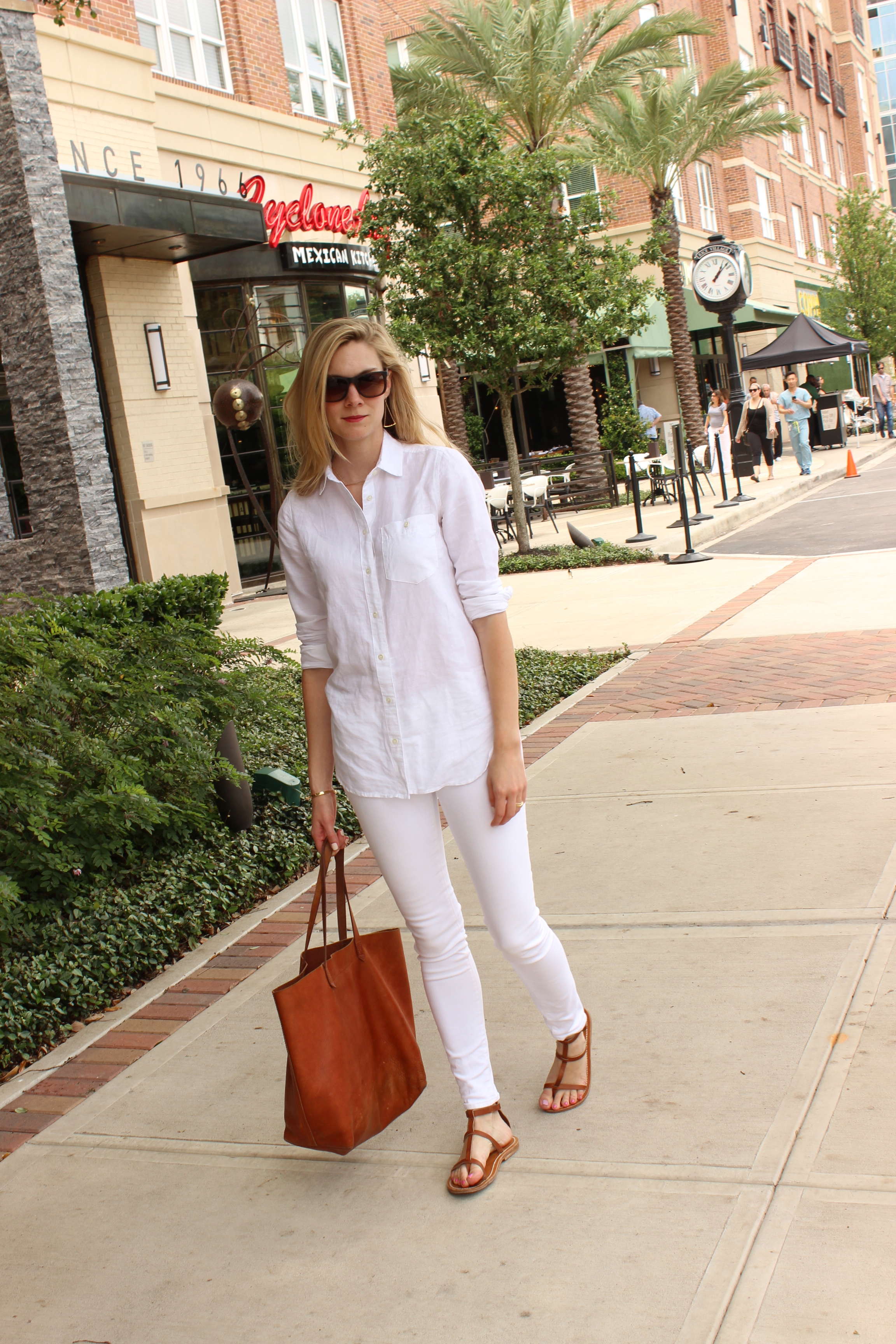 J.Crew Long Cotton-Linen Boy Shirt