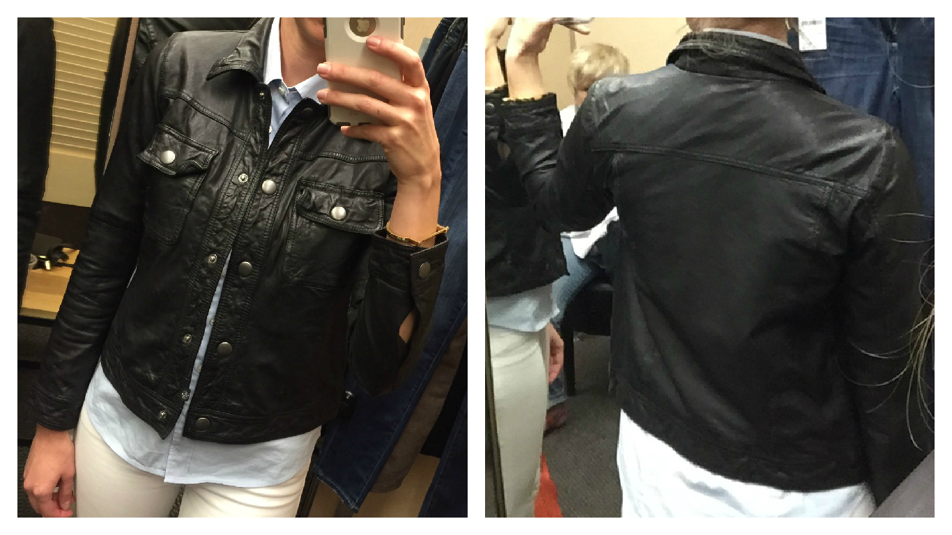 Treasure&Bond Leather Trucker Jacket/ Nordstrom Anniversary Sale