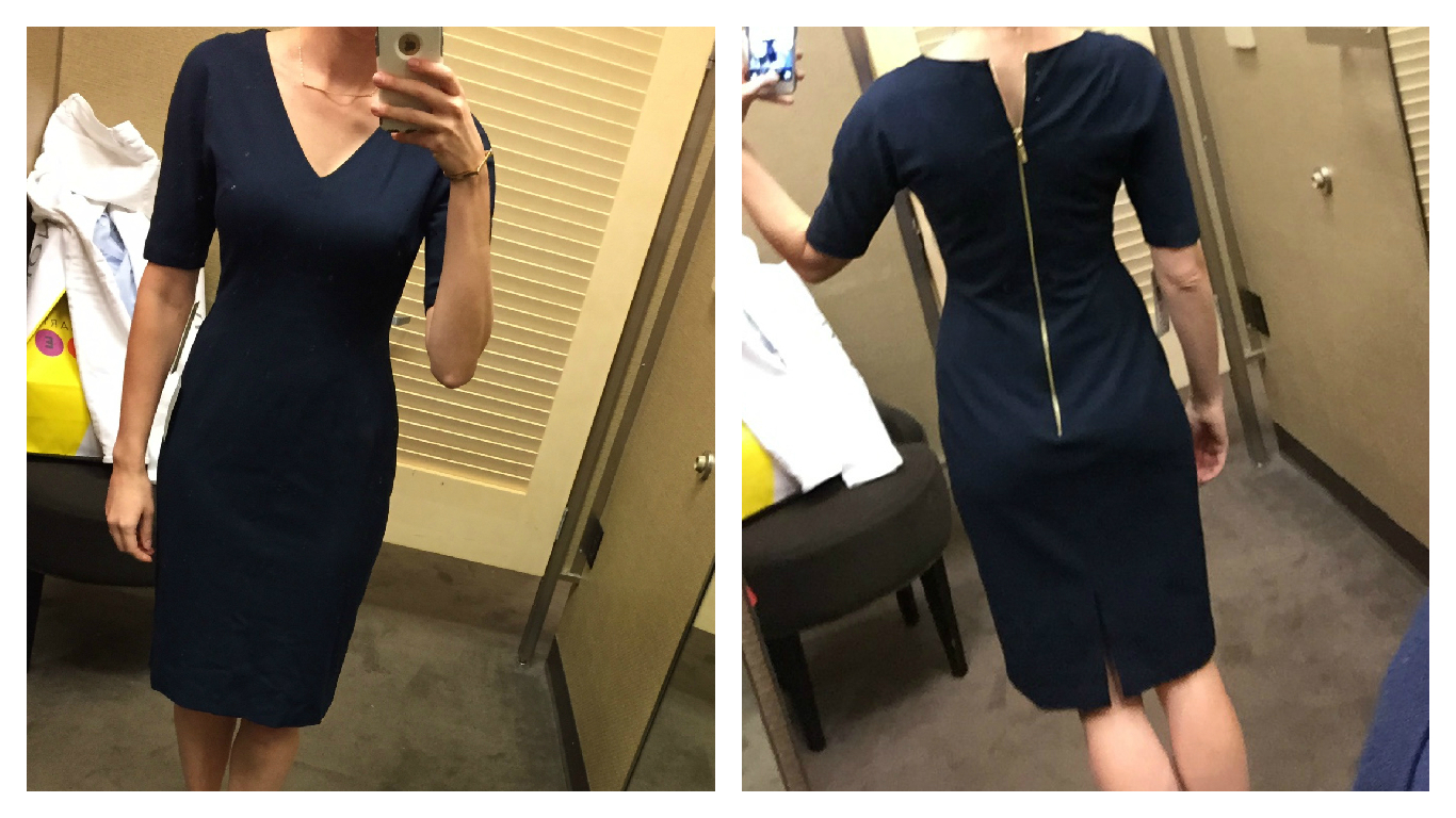 Eliza J V-Neck Ponte Sheath Dress/ Nordstrom Anniversary Sale