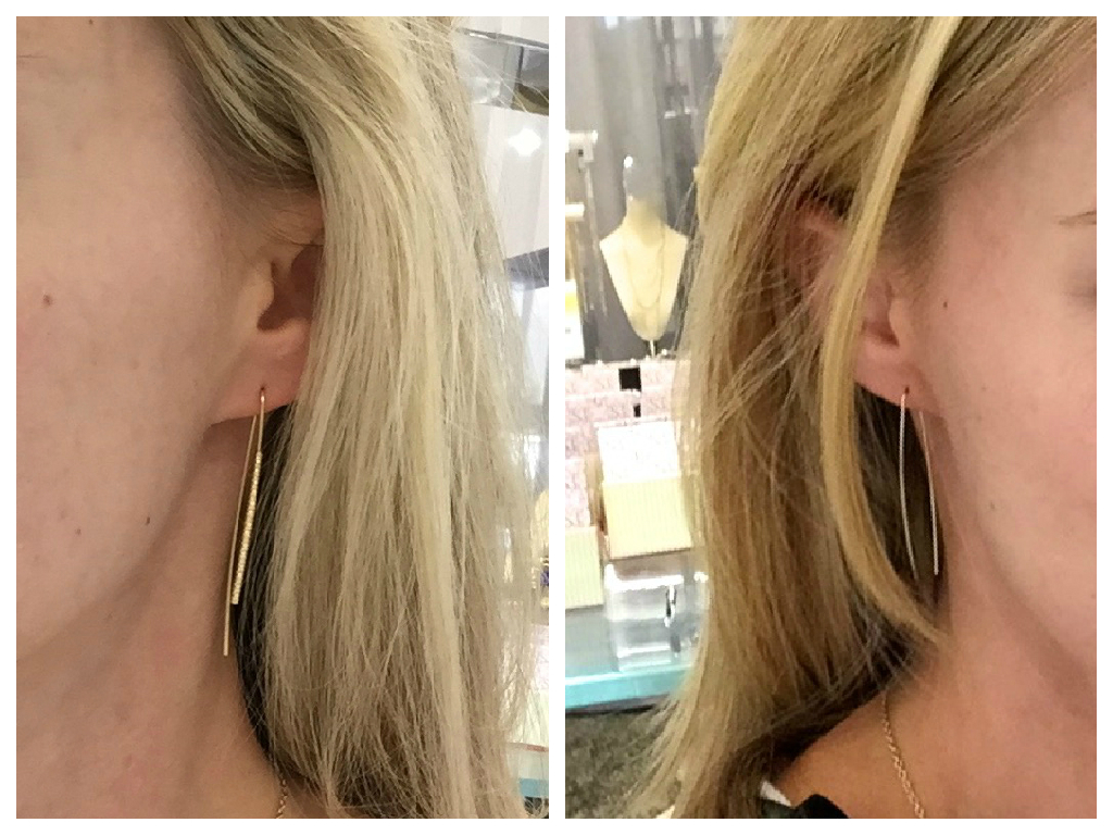 Nordstrom Textured Linear Earrings/ Nordstrom Anniversary Sale