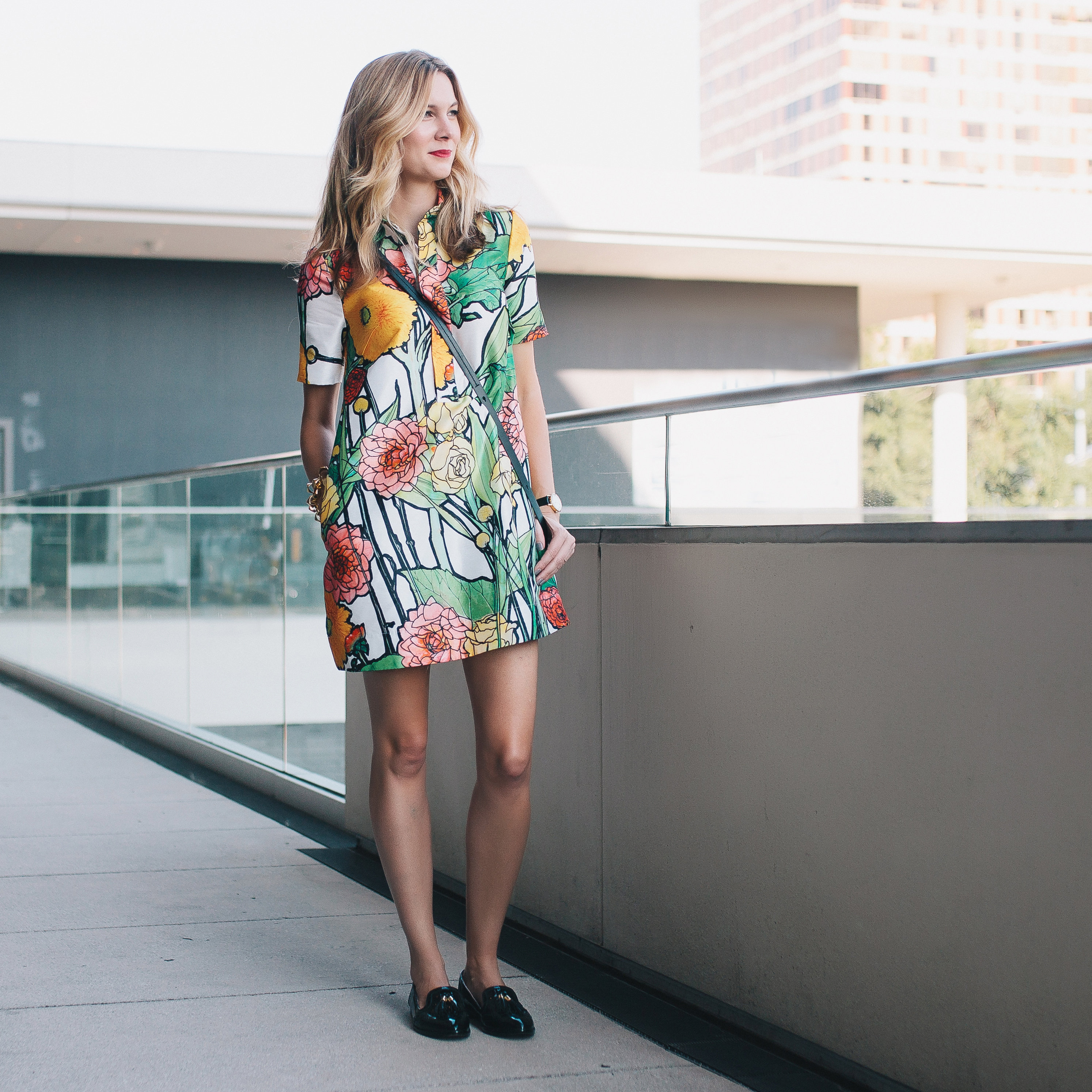 Anthropologie Botanist Shirtdress by Jena.Theo