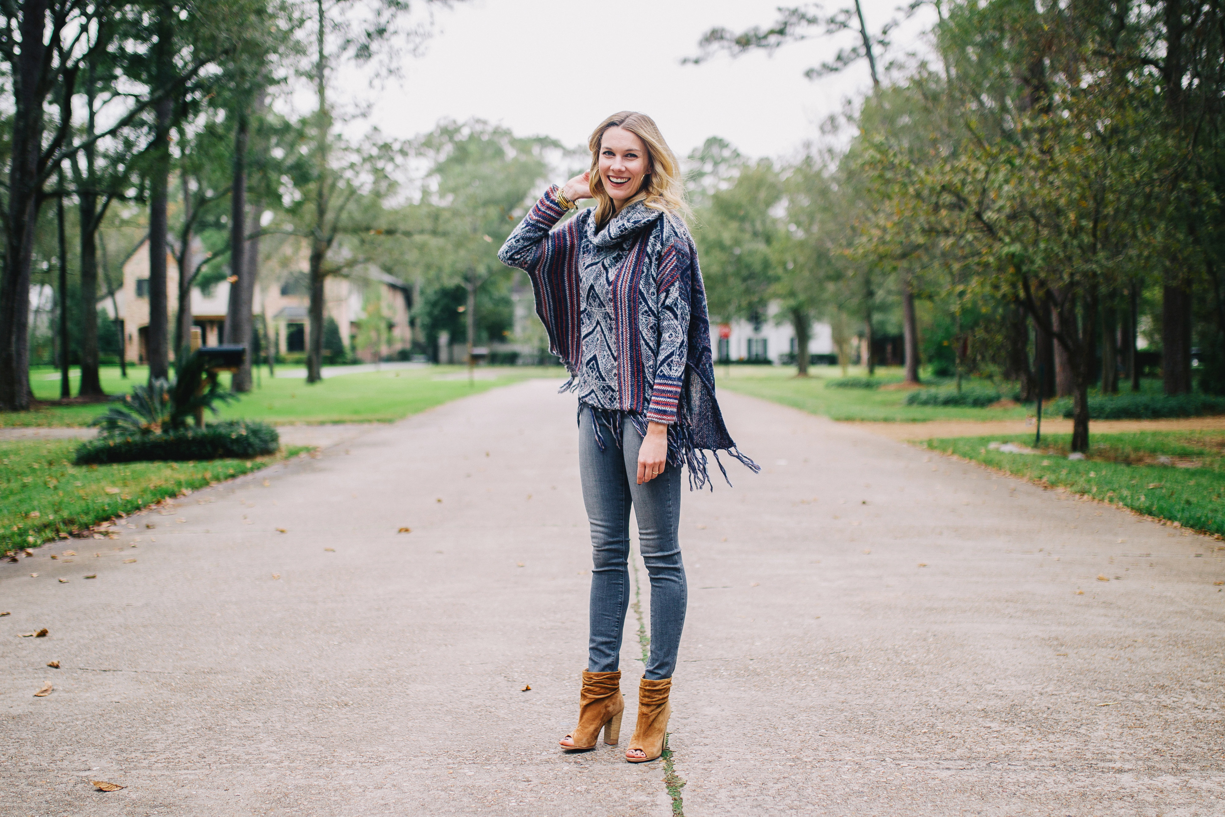 Nordstrom Free People 'Be the One' Fringe Poncho