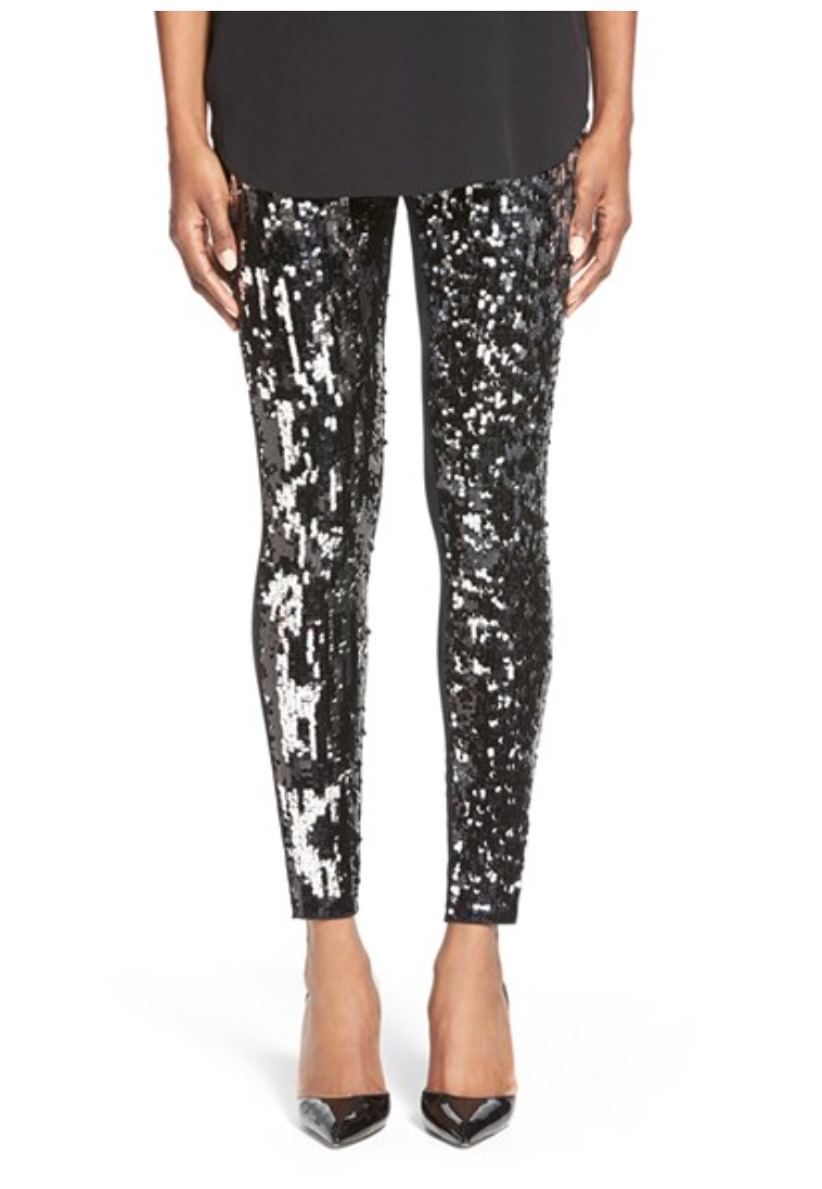 Nordstrom Sequin Front Leggings