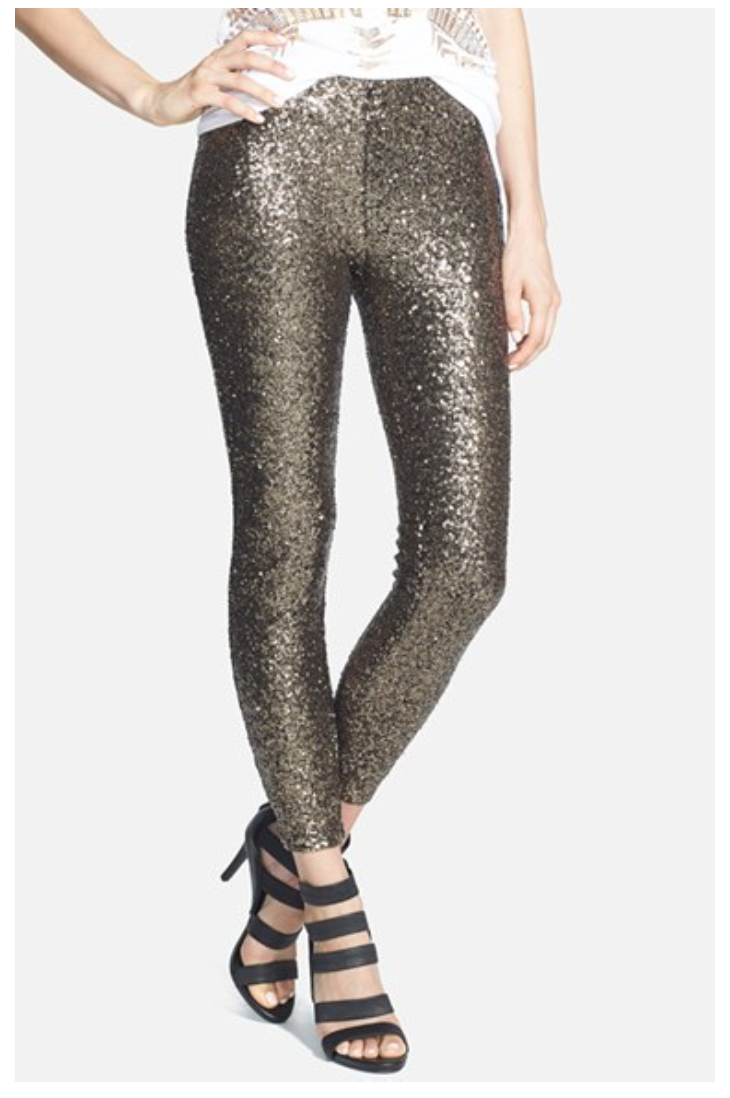 Lucy Paris 'Shasta' Sequin Leggings