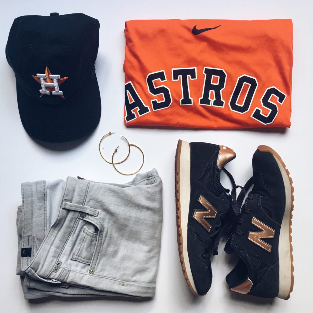 Nike Astros Tee 47 hat Paige Verdugo Ultra Skinny Jeans New Balance Sneakers