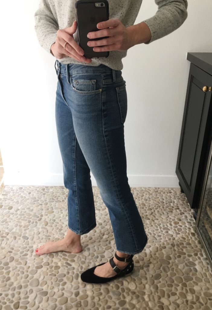 Frame Crop Mini Boot Jeans