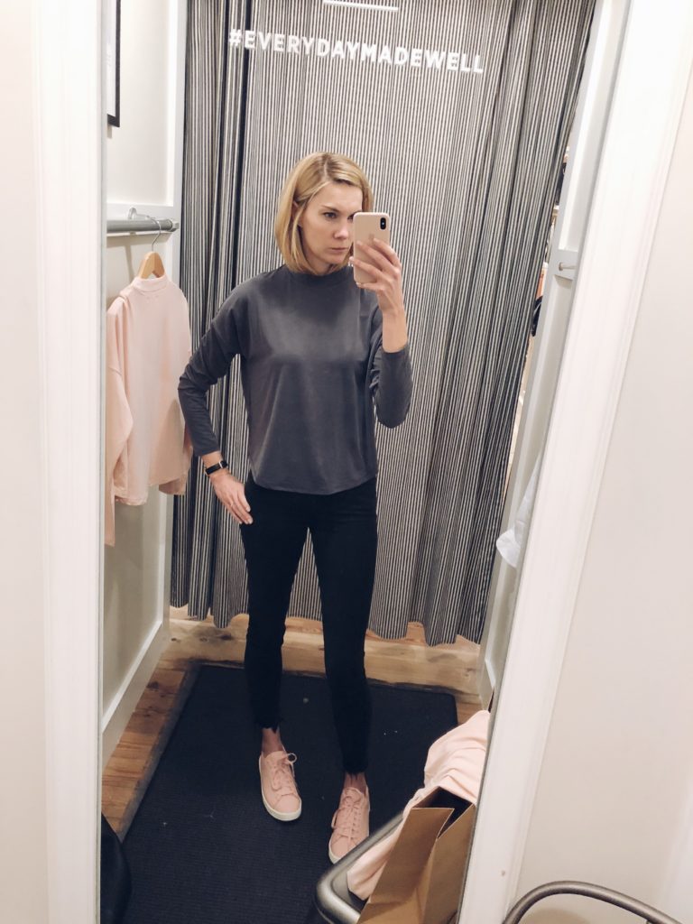 C. Style Houston Blogger and Stylist Share Her Favorite New Madewell Mockturtle Neck Top