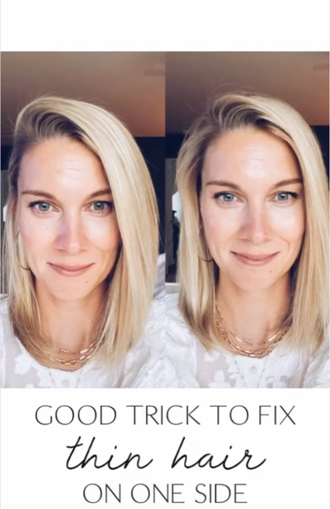 How To Fix Thin Hair on One side with C. Style